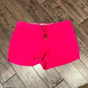 Pink chino shorts